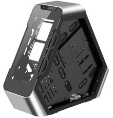 Корпус без блока питания/ Case JONSBO TR03-G, Full-Tower, TG, 2x120mm, 2xUSB-A 3.0 + 1xUSB-C 3.2, ATX, mATX, mITX Glass pannel Silver
