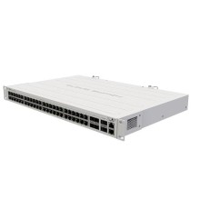Коммутатор MikroTik Cloud Router Switch 354-48G-4S+2Q+RM with 48 x Gigabit RJ45 LAN, 4 x 10G SFP+ cages, 2 x 40G QSFP+ cages, RouterOS L5, 1U rackmount enclosure, Dual redundant PSU