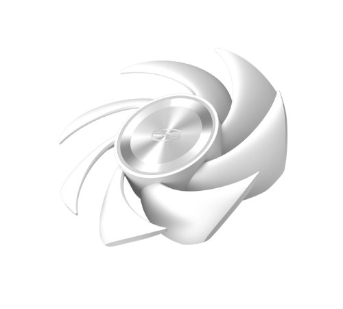 Кулер для корпуса/ Case Cooler PCCooler F7 X120 ARGB WH (120x120x28mm, 4-pin PWM, ARGB, 83CFM, 33.1dBA, 3000RPM, White)