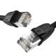 GCR Патч-корд PROF кат.8 ethernet 30.0m F/FTP, RJ45, CU, 26 AWG, литой, прямой, черный, экранированные коннекторы, GCR-52354