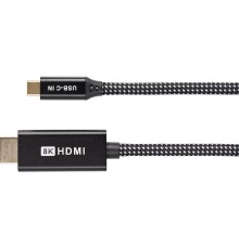 Кабель-адаптер/ Кабель-адаптер USB Type-Cm --> HDMI(m) 4K@120Hz 8K@30Hz, 1.8m Telecom <TCC015M-1.8M>