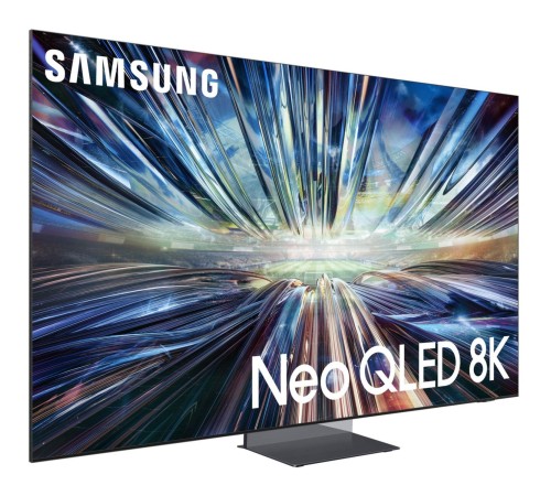 Телевизор ЖК 75'' Samsung/ 75", NeoQLED, 8K, Tizen Smart TV, 120Hz (Up to 144Hz), HDR10+, Wi-Fi, Voice, DVB-T2/C/S2, Bluetooth, CI+(1.4), FreeSync Premium PRO, 6.2.4Ch 90W, OTS PRO, 4HDMI, 3USB, One Connect (Y24 8K), Graphite Black 2024