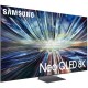 Телевизор ЖК 75'' Samsung/ 75", NeoQLED, 8K, Tizen Smart TV, 120Hz (Up to 144Hz), HDR10+, Wi-Fi, Voice, DVB-T2/C/S2, Bluetooth, CI+(1.4), FreeSync Premium PRO, 6.2.4Ch 90W, OTS PRO, 4HDMI, 3USB, One Connect (Y24 8K), Graphite Black 2024