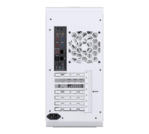 Корпус без блока питания/ Case JONSBO U4 PRO MESH, Midi-Tower, no fan, 1xUSB-A 3.2 + 1xUSB-C 3.2, ATX, mATX, mITX White