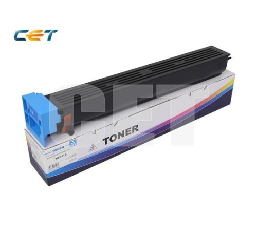 -/ Тонер-картридж TN-711C для KONICA MINOLTA Bizhub C654/754 (CET) Cyan, 535г, 31500 стр.