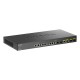 коммутатор D-Link PROJ Настраиваемый L2+ коммутатор, 8x10GBase-T, 2x10GBase-X SFP+, 2xCombo 10GBase-T/SFP+, CLI, консольный порт RJ-45