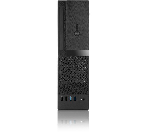 Корпус с блоком питания 300Вт./ Case Foxline FL-1001 mATX case, black, w/PSU TFX 300W, w/2xUSB2.0+2xUSB3.0, w/1xcombo audio, w/pwr cord, w/ 8cm FAN