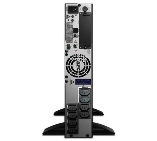 Источник бесперебойного питания мощностью 750VА APC Smart-UPS X 750VA/600W, Tower/RM 2U, Ext. Runtime, Line-Interactive, LCD, Out: 220-240V 8xC13 (1-gr. switched) , SmartSlot, USB, COM, EPO, HS User Replaceable Bat, Black, 1 year warranty
