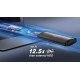 Твердотельный накопитель/ ADATA External SSD SE760, 256GB, Type-C, USB 3.2 Gen2, R/W 1000/800 MB/s, 122x44x14mm, Black (3 года)