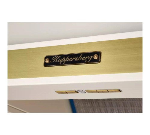 Вытяжка Kuppersberg/ Настенная вытяжка, ширина 60 см, отвод/рециркуляция, 800 м3/час, кнопочное электронное управление, 5 скоростей, светодиодное освещение 2х1 Вт, металлические жироулавливающие фильтры, угольный фильтр KF-CM (опция), 42 дБ, цвет бежевый,