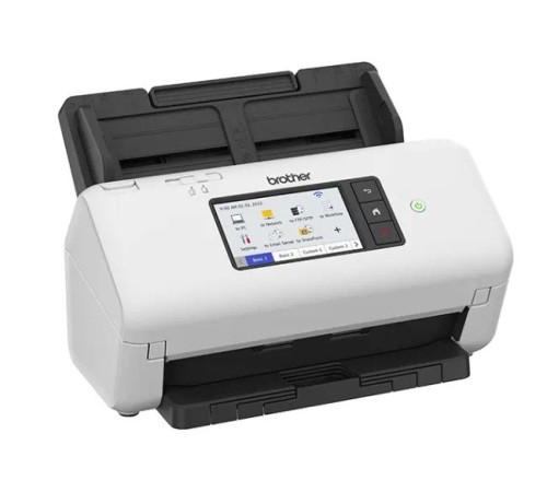 Сканер Brother Документ-сканер ADS-4700W, 40 стр/мин, цветной, 1200 dpi, Duplex, ADF80, Wi-Fi, USB 3.0,Touch Screen 10,9 см, Scan to Net, Ex.ADS-2800W