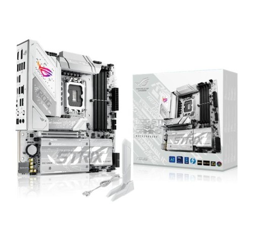 Материнская плата ASUS ROG STRIX B860-G GAMING WIFI, LGA1851, B860, 4*DDR5, 4*SATA, 4*M.2, 4*USB 3.2, 4*USB 2.0, Type-C, 2*PCIx16, DP+HDMI, ATX; 90MB1JF0-M0EAY0