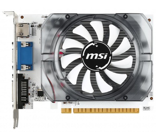 Видеокарта/ VGA MSI NVIDIA GeForce GT N730-4GD3V2 4GB, DDR3/128-bit, PCIe 2.0, 1xD-Sub, 1xHDMI 1.4, 1xDVI-I, 2-slot Видеокарта/ VGA MSI NVIDIA GeForce GT N730-4GD3V2 4GB, DDR3/128-bit, PCIe 2.0, 1xD-Sub, 1xHDMI 1.4, 1xDVI-I, 2-slot