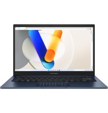 Ноутбук/ ASUS X1404VA-EB416W 14"(1920x1080 (матовый) IPS)/Intel Core i5 1335U(1.3Ghz)/8192Mb/512PCISSDGb/noDVD/Int:Intel Iris Xe Graphics/Cam/BT/WiFi/42WHr/war 1y/1.4kg/Quiet Blue/Win11Home + NumberPad