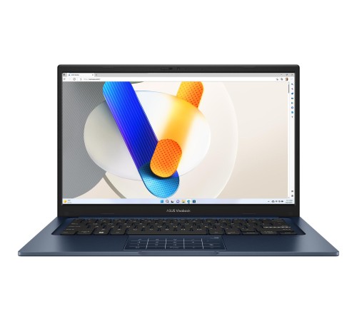Ноутбук/ ASUS X1404VA-EB416W 14"(1920x1080 (матовый) IPS)/Intel Core i5 1335U(1.3Ghz)/8192Mb/512PCISSDGb/noDVD/Int:Intel Iris Xe Graphics/Cam/BT/WiFi/42WHr/war 1y/1.4kg/Quiet Blue/Win11Home + NumberPad Ноутбук/ ASUS X1404VA-EB416W 14"(1920x1080 (матовый) IPS)/Intel Core i5 1335U(1.3Ghz)/8192Mb/512PCISSDGb/noDVD/Int:Intel Iris Xe Graphics/Cam/BT/WiFi/42WHr/war 1y/1.4kg/Quiet Blue/Win11Home + NumberPad