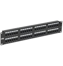  ITK 2U патч-панель кат. 5Е UTP 48 портов (Dual) с каб. орг-м