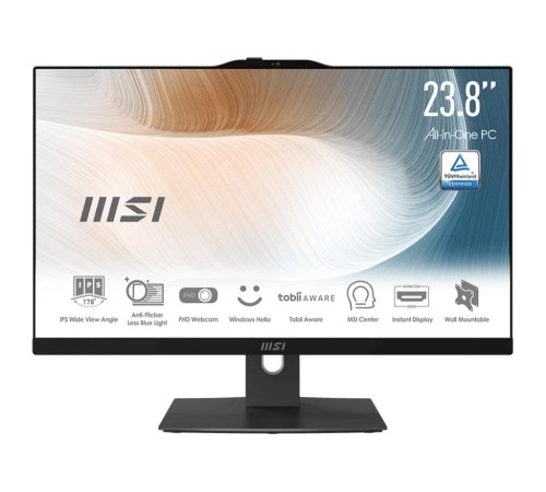 Modern AM242P 12M-471XRU (MS-AE07) 23.8'' FHD(1920x1080)/Intel Core i5-1240P/16GB/256GB SSD+1TB/Integrated/WiFi/BT/2.0MP/KB+MOUSE(WLS)/noOS/1Y/BLACK Modern AM242P 12M-471XRU (MS-AE07) 23.8'' FHD(1920x1080)/Intel Core i5-1240P/16GB/256GB SSD+1TB/Integrated/WiFi/BT/2.0MP/KB+MOUSE(WLS)/noOS/1Y/BLACK