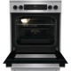 Плита GORENJE/ Тип плиты: электрическая, Тип варочной поверхности: стеклокерамическая, Цвет: нержавеющая сталь, Гриль: Есть, Ширина, см: 60