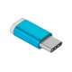 Greenconnect Переходник USB Type C на micro USB 2.0, M/F, Greenconnect, голубой, GCR-UC3U2MF-BL