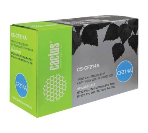 -/ Картридж лазерный Cactus CS-CF214A CF214A черный (10000стр.) для HP LJ 700/M712