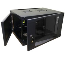 Шкаф Шкаф настенный Next, 18U 550x450, стеклянная дверь, черный