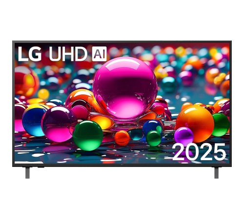 Телевизор ЖК 55'' LG/ 55", Ultra HD, Smart TV, WebOS, Wi-Fi, DVB-T2/C/S2, MR, 60Hz Native, 2.0ch (20W), 2 HDMI, 2 USB, 2 Pole, Charcoal Black, 2025