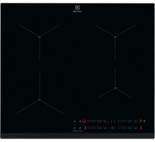 Встраиваемые индукционные панели ELECTROLUX/ индукционная варочная поверхность, цвет: Черный, индивидуальный слайдер для каждой зоны нагрева, 3-хступенчатая индикация остаточного тепла,акустический сигнал (вкл/выкл),  Функция "Booster",, автомат