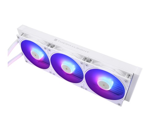 Водяное охлаждение для процессора/ Water Cooling SystemThermalright Frozen Warframe 360 White Argb (360mm, White, ARGB/ Fans: 3x120mm, 70.84CFM, 29.8dBA, 2000RPM/ Pump height 60mm, 23dBA, 3000RPM, Rad thickness 27mm/ S: 1200, 1700, 1851, 2011, 2066, 115X, Водяное охлаждение для процессора/ Water Cooling SystemThermalright Frozen Warframe 360 White Argb (360mm, White, ARGB/ Fans: 3x120mm, 70.84CFM, 29.8dBA, 2000RPM/ Pump height 60mm, 23dBA, 3000RPM, Rad thickness 27mm/ S: 1200, 1700, 1851, 2011, 2066, 115X,