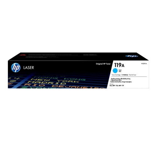 Тонер-картридж/ HP 119A Cyan Original Laser Toner Cartridge Тонер-картридж/ HP 119A Cyan Original Laser Toner Cartridge