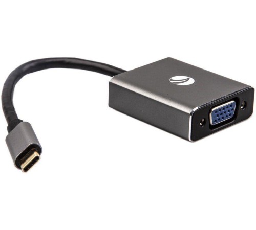 Aдаптер/ Aдаптер USB 3.1 Type-Cm --> VGA(f) 1080@60Hz, Aluminum Shell, VCOM <CU421T>