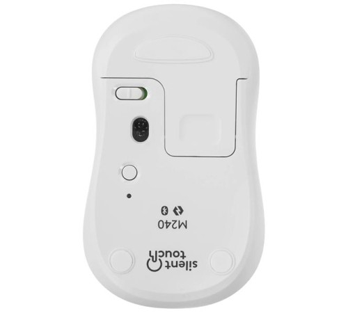 Мышь Logitech Wireless M240 Mouse, SILENT, BLUETOOTH, Off White [910-007120]