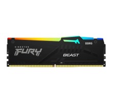 Оперативная память Kingston 32GB 6400MT/s DDR5 CL32 DIMM FURY Beast RGB XMP
