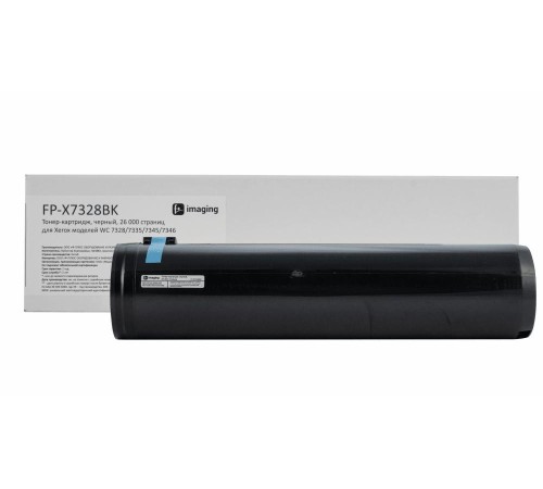 Тонер-картридж F+ imaging, черный, 26 000 страниц, для Xerox моделей WC 7328/7335/7345/7346 (аналог 006R01175), FP-X7328BK