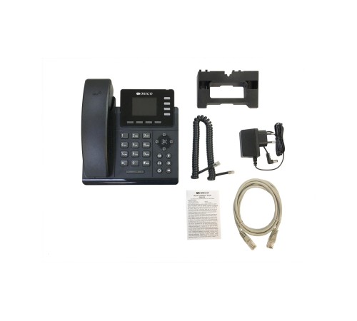 Телефон/ IP-телефон с цветным дисплеем 2.4", 100Base-TX WAN PoE, 100Base-TX LAN, без адаптера питания Телефон/ IP-телефон с цветным дисплеем 2.4", 100Base-TX WAN PoE, 100Base-TX LAN, без адаптера питания