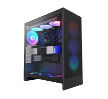 Корпус без блока питания/ Case NZXT H7 Flow RGB, Midi-Tower, TG, 3x120mm RGB, 2xUSB-A 3.2 + 1xUSB-C 3.2, E-ATX, ATX, mATX, mITX Black