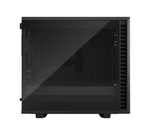 Корпус ПК без блока питания/ Case Fractal Design Define 7 Nano TG Light Tint, Mini-Tower, 1x120mm + 1x140mm, 2xUSB-A 2.0 + 2xUSB-A 3.2 + 1xUSB 3.2 Type-C mITX, mDTX Black
