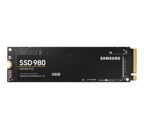 Твердотельные накопители/ Samsung SSD 980, 250GB, M.2(22x80mm), NVMe 1.4, PCIe 3.0 x4, 3-bit MLC, R/W 2900/1300MB/s, IOPs 230 000/320 000, TBW 150, DWPD 0.33 (12 мес.) Твердотельные накопители/ Samsung SSD 980, 250GB, M.2(22x80mm), NVMe 1.4, PCIe 3.0 x4, 3-bit MLC, R/W 2900/1300MB/s, IOPs 230 000/320 000, TBW 150, DWPD 0.33 (12 мес.)