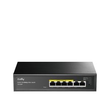 Коммутатор/ 6-Port 10/100M PoE Switch with 4 POE Ports Unmanaged Desktop Switch, support 4-port IEEE 802.3at PoE+ Injector (Port-1 to Port-4), Supports PoE power up to 30W for each PoE port, CCTV Mode (Transmit distance up to 250m at 10Mbps),  Fanless, ±4