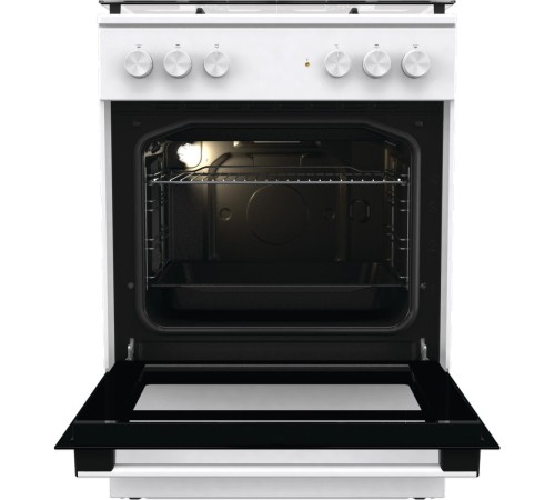 Плита GORENJE/ Тип плиты: комбинированная, Тип варочной поверхности: газовая, Цвет: белый, Гриль: Есть, Ширина, см: 60