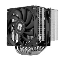 Кулер для процессора/ CPU Cooler Thermalright Royal Knight 120 (4-pin PWM, 156mm, Ni/Cu, 6x6mm, 2x120mm, 80.45CFM/56.36CFM, 29.4dBA/28.4dBA, 2150RPM/1900RPM, S: 1200, 1700, 1851, 2011, 2066, 115X, AM4, AM5, black)