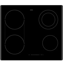 Встраиваемые электрические панели ASKO/ Арт. 732066 ПРОМО ; стеклокерамика, электрическая, 4.7 х 59.5 х 52, 4 конфорки, электронное управление, сенсорные переключатели, черный цвет