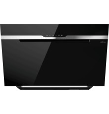 Вытяжка ELICA/ Вытяжка ELICA, 90 см, наклонная, рециркуляция/отвод, LED освещение, сенсорное управление, 3 скорости + интенсивный режим, индикация насыщения фильтра, технология Back Aspiration, энергоэффективность В, цвет черное стекло + нержавеющая сталь