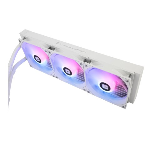Водяное охлаждение для процессора/ Water Cooling System Thermalright Aqua Elite 360 White Argb V3 (360mm, White, ARGB/ Fans: 3x120mm, 66.17CFM, 25.6dBA, 1500RPM/ Pump height 53mm, 23dBA, 3300RPM, Rad thickness 27mm/ S: 1200, 1700, 1851, 2011, 2066, 115X,