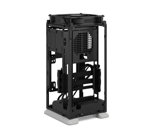 Корпус без блока питания/ Case Fractal Design Mood, Mini-Tower, 1x180mm, 2xUSB-A 3.0 + 1xUSB 3.2 Type-C, SFX PSU Support, mITX Light Gray