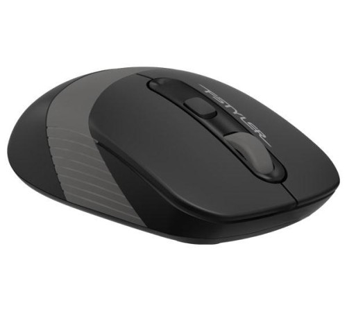 Мышь A4Tech Fstyler FG10 черный/серый оптич. 2000dpi беспров. USB 4but (FG10 GREY)