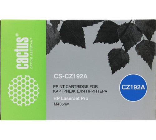 -/ Картридж лазерный Cactus CS-CZ192A CZ192A черный (12000стр.) для HP LJ Pro M435nw