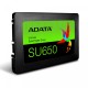 Твердотельный накопитель/ ADATA SSD Ultimate SU650, 960GB, 2.5" 7mm, SATA3, 3D TLC, R/W 520/450MB/s, IOPs 40 000/75 000, TBW 560, DWPD 0.5 (3 года)