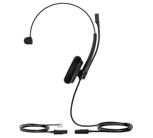 Гарнитура YEALINK YHS34 Lite Mono Моно, Проводная, HD звук, QD, RJ9, шт Гарнитура YEALINK YHS34 Lite Mono Моно, Проводная, HD звук, QD, RJ9, шт