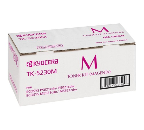 тонер-картридж Kyocera TK-5230M/ Toner Cartridge Kyocera TK-5230M (2.2K) тонер-картридж Kyocera TK-5230M/ Toner Cartridge Kyocera TK-5230M (2.2K)