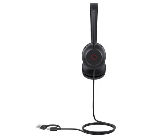 Гарнитура YEALINK UH35 Dual UC USB-C/A Дуо, Проводная, HD звук, шумоподавление, LED-индикатор, USB-C/A, шт